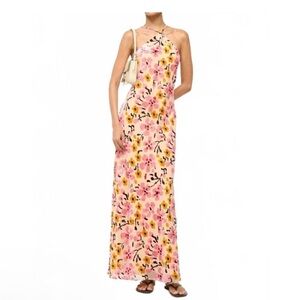 New! Staud Cubism Dress in Blossom Floral Tapestry